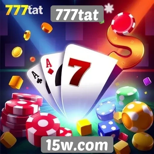 Variedade de jogos disponíveis no 777tat